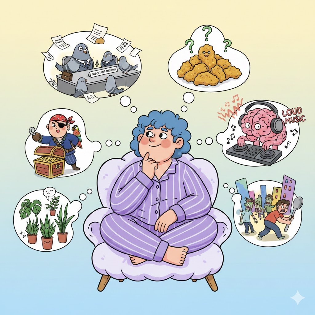 funny responses to what are you thinking about