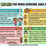 funny replies for when someone asks for treat