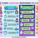 funny ghosting responses to a guy