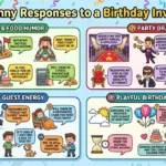 funny responses to a birthday invitation