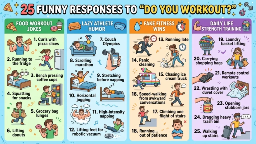 funny responses to do you workout