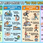 funny responses to do you workout