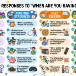 funny responses to when are you having a baby