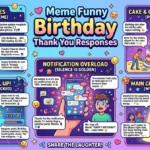 meme funny birthday thank you responses