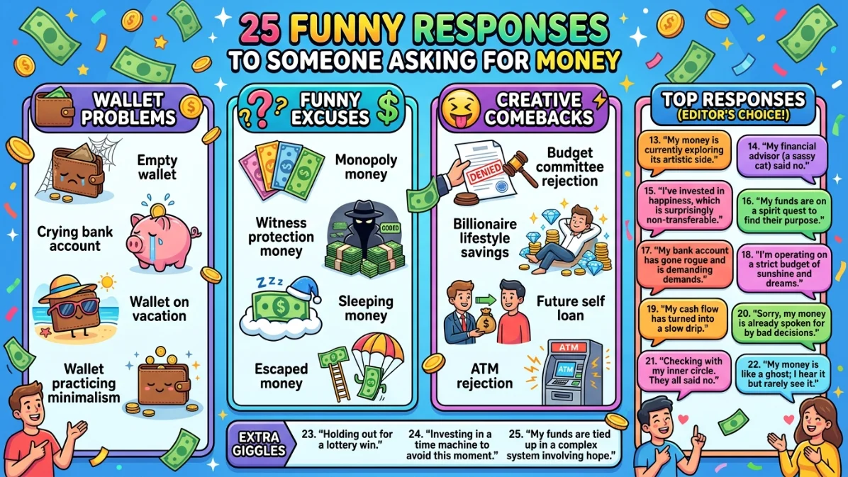 funny response to someone asking for money