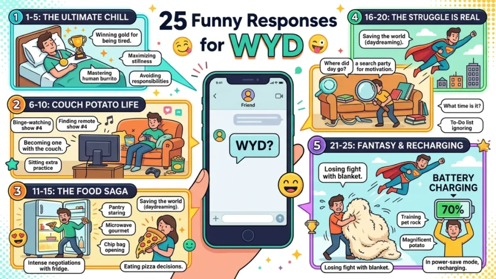 funny responses for wyd