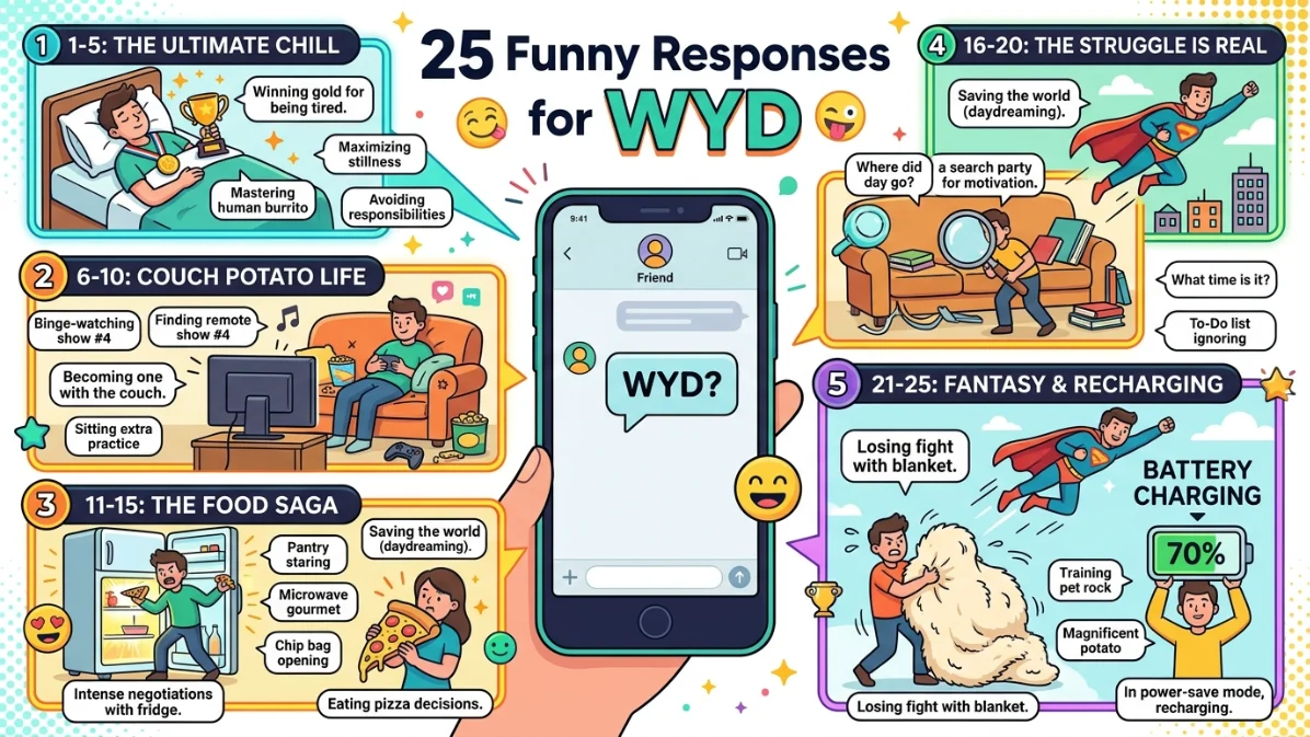 funny responses for wyd