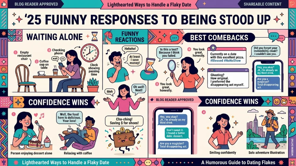 funny responses to being stood up
