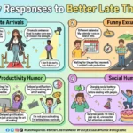funny responses to better late than never