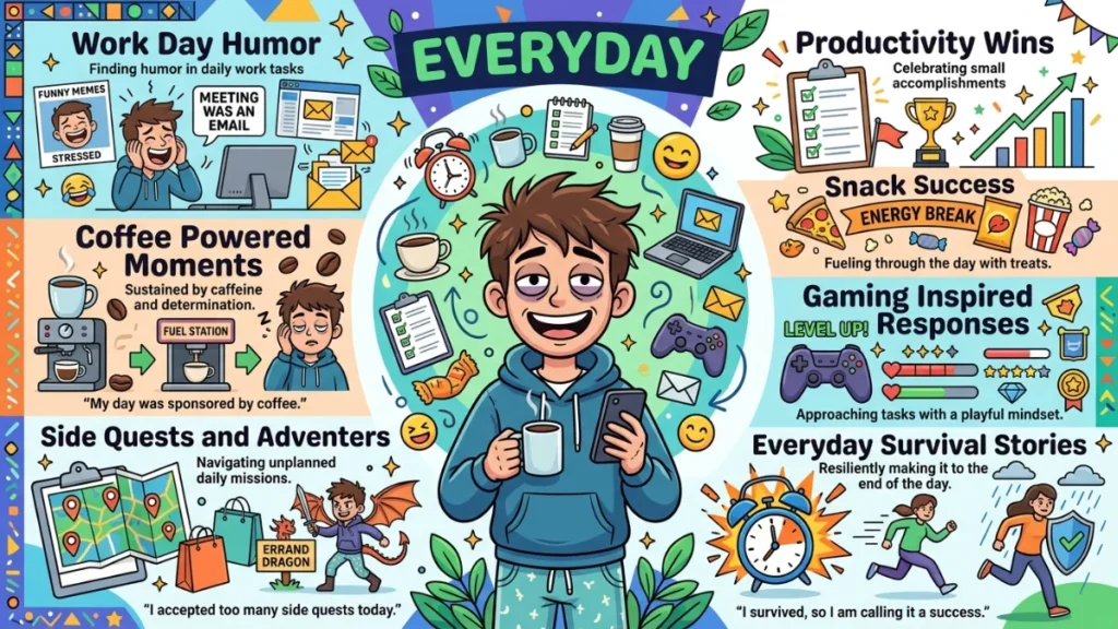 funny responses to how was your day