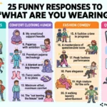 funny responses to what are you wearing