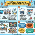 funny responses to what do you do for a living