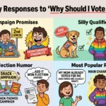 funny responses to why should I vote for you