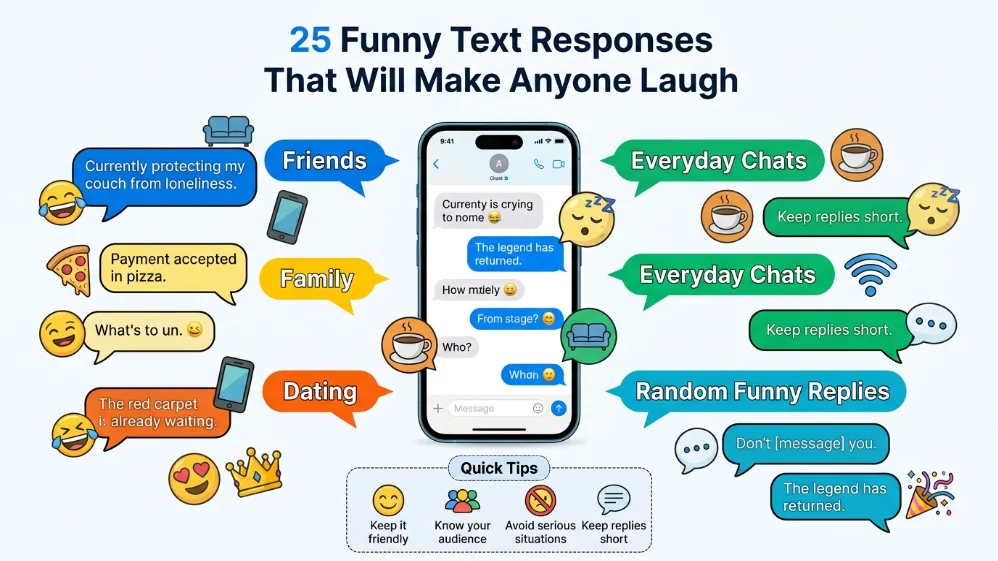 funny text responses