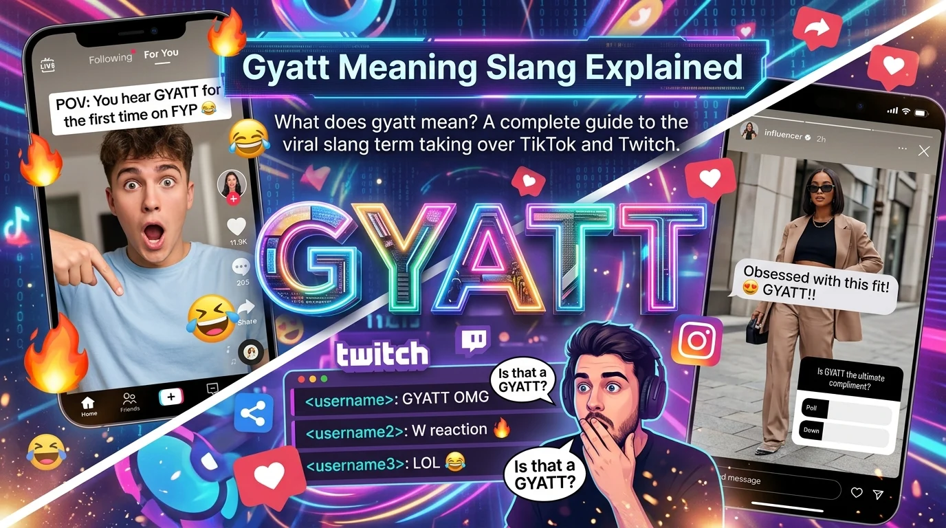 gyatt meaning Slang