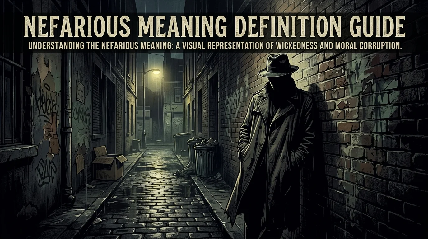 nefarious meaning