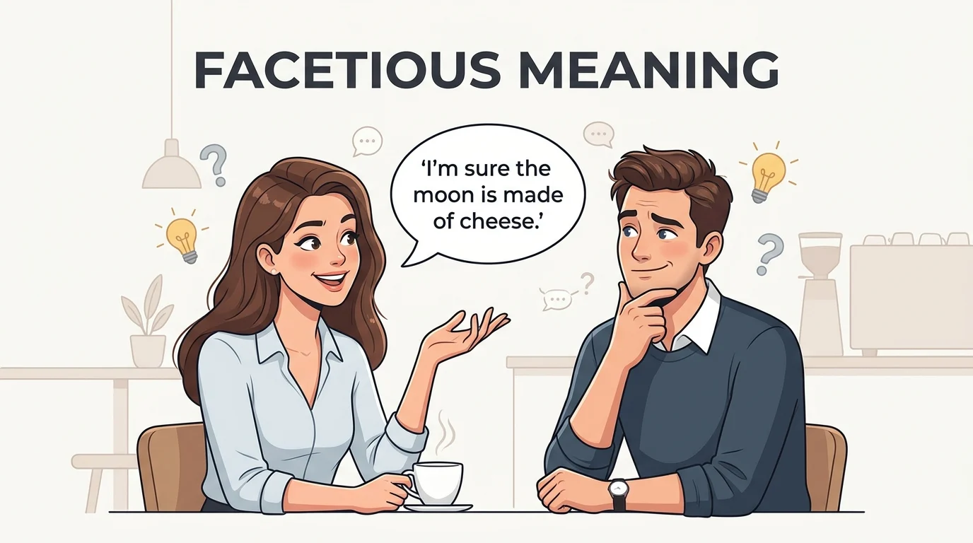 facetious meaning