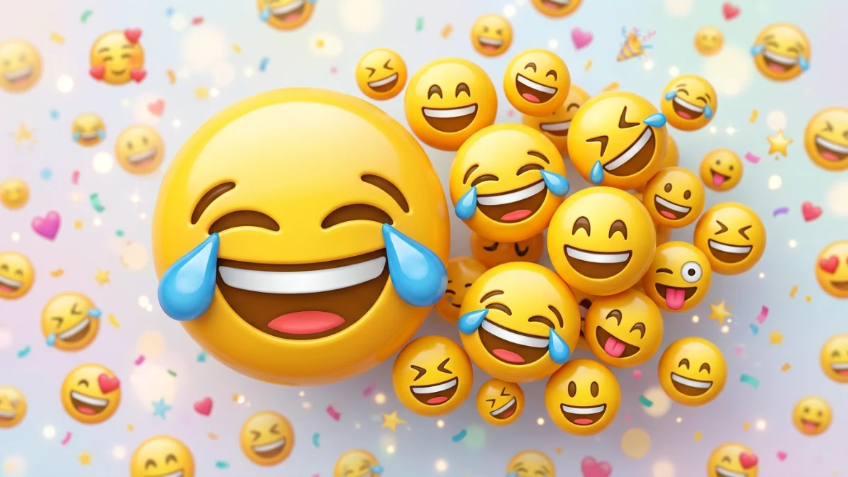 laughing emoji