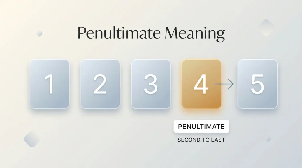 penultimate meaning