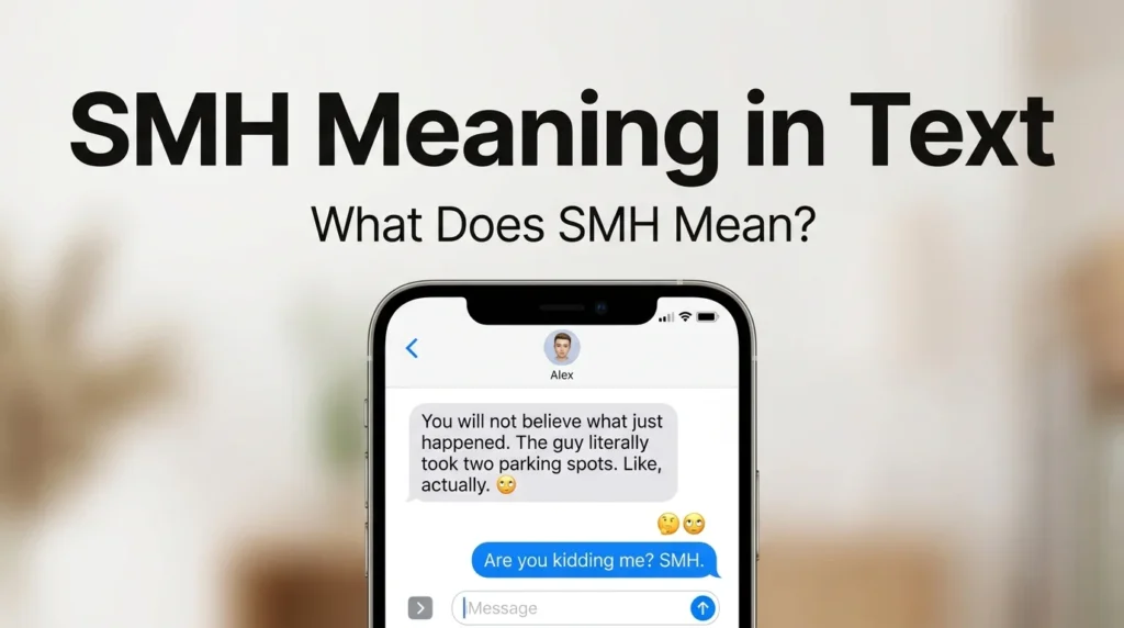 smh meaning in text
