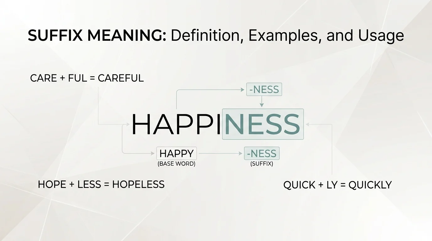 suffix meaning